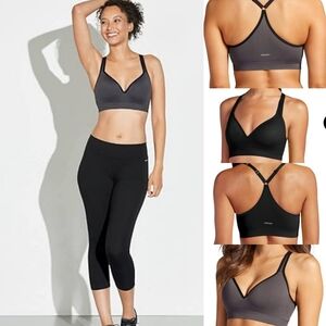 $34 Jockey molded cup seamless bra small grey iron